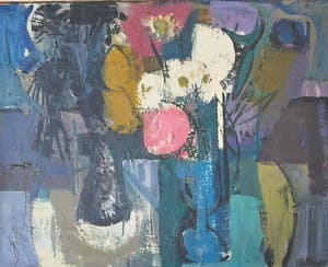 Frans Hollaardt - Abstract-Bloemen kopen? Bied vanaf 450!