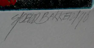 Sjoerd Bakker - ets - 1996 kopen? Bied vanaf 49!