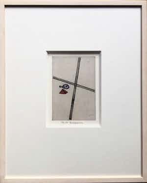 Reinier Lucassen - ets met aquarel ‘Olijf’ - oplage II-V - ingelijst. verkocht voor € 165!