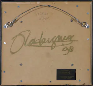 Jan Radersma - Gemengde techniek op paneel, Signs kopen? Bied vanaf 50!