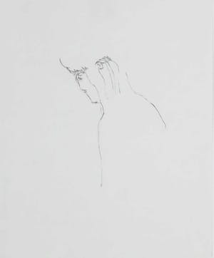 Niet of onleesbaar gesigneerd - Pentekening, Zonder titel kopen? Bied vanaf 1!