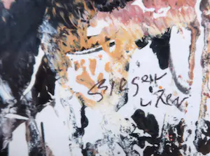 Fred Sieger - Gemengde techniek op papier, Abstracte compositie - Ingelijst kopen? Bied vanaf 1!