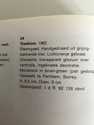 Jan de Rooden - chawan kopen? Bied vanaf 55!