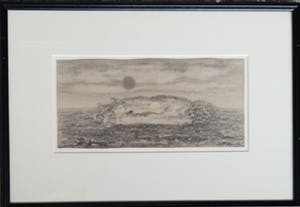 Eugene Brands - Potloodtekening: Surrealistische voorstelling - 1946 kopen? Bied vanaf 475!