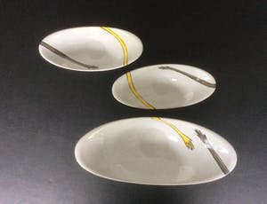 Corry Ammerlaan - Set van 3 schalen en 2 bekers kopen? Bied vanaf 25!