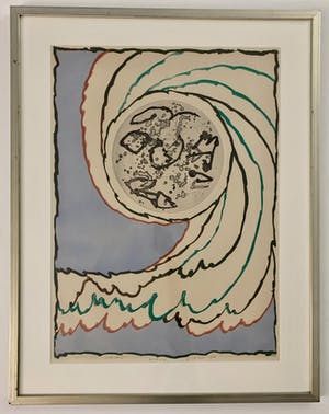 Pierre Alechinsky - kleurenlitho/ets aquatint - 'Boréalité' - 1976 kopen? Bied vanaf 950!