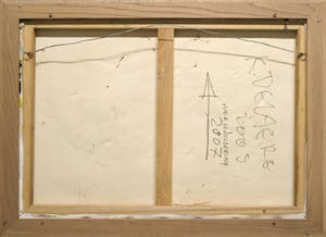 Koen Delaere - Acryl en alkyd op doek, Compositie zonder titel - Ingelijst kopen? Bied vanaf 3000!