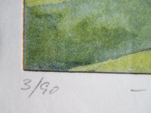Niet of onleesbaar gesigneerd - Ingelijste ets "Frühling" kopen? Bied vanaf 10!