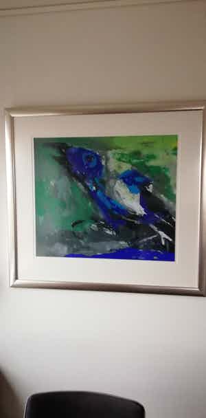 Nico Molenkamp - Blauw vogel verkocht voor € 200!