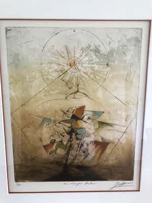 Georges Dussau - Fraaie ets verkocht voor € 150!