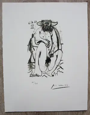 Pablo Picasso - litho uit Le Gout du Bonheur" - 1971 kopen? Bied vanaf 75!