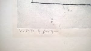 Geertjan van Oostende - gesigneerde ets kopen? Bied vanaf 35!