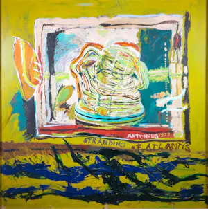 Antonius Hoogsteden - Olieverf op paneel, Stranding of Atlantis (Zeer groot) kopen? Bied vanaf 80!