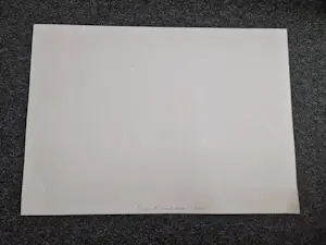Dick Fluitsma - grote gemengde techniek op papier - ezel en ladder - 1990 - gesigneerd kaufen? Bieten Sie von 39!