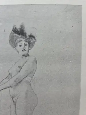Felicien Rops - Etude pour la Pornocrates. 1905. kaufen? Bieten Sie von 89!