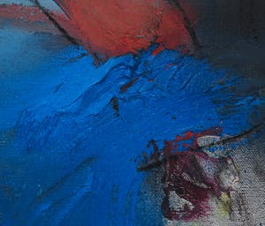 Ger Lataster - Gemengde techniek en impasto op doek, Compositie met figuren (Zeer groot) kopen? Bied vanaf 2000!