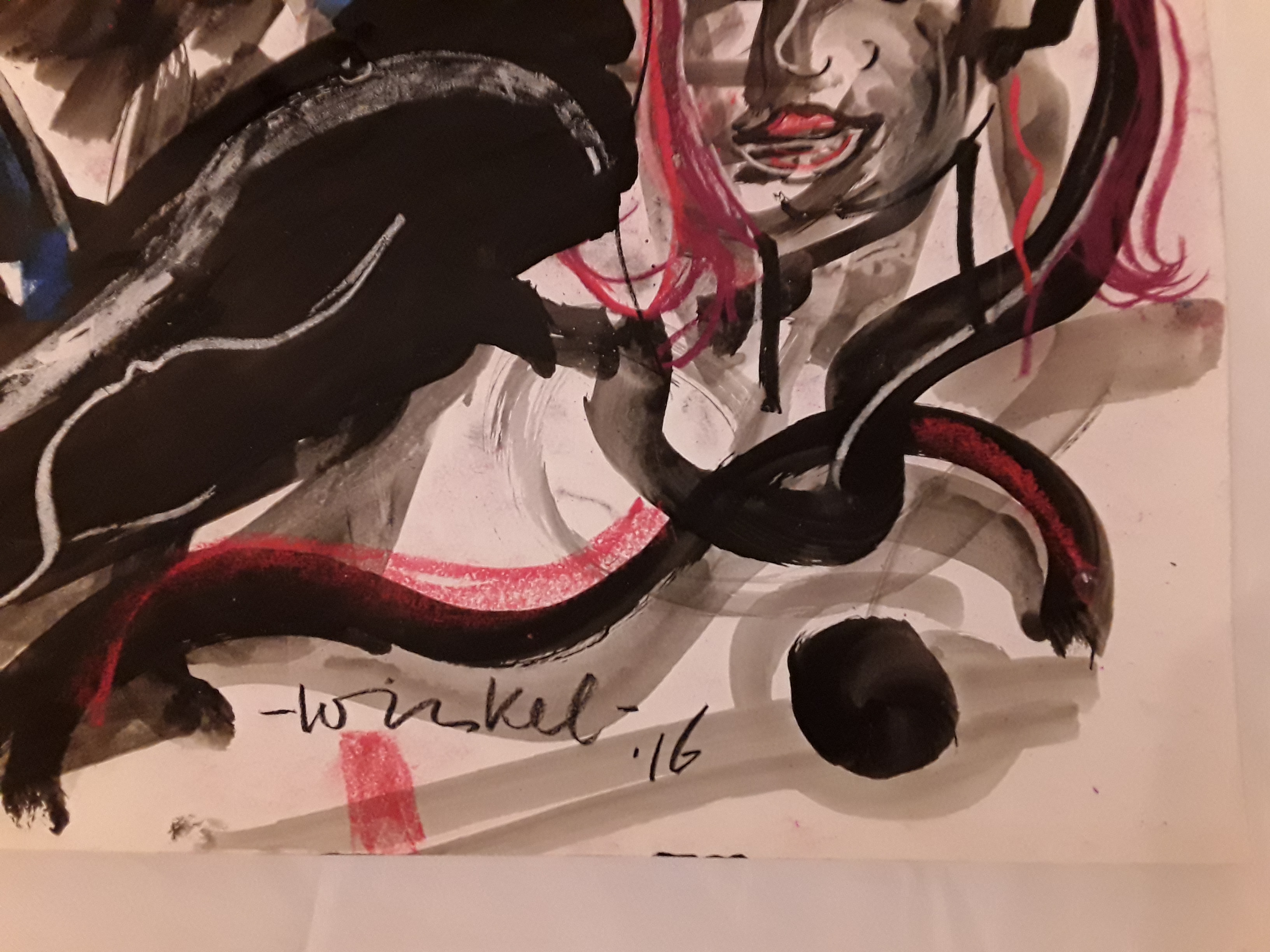 Arien Winkel - Spuitbus,acryl,pastel,gesing. kopen? Bied vanaf 15!