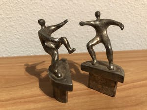 Corry Ammerlaan - Kurkentrekker en 2 delig beeldje met 2 personen. kopen? Bied vanaf 15!