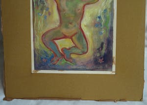 Klaas Pijlman - Gouache , “Putto” – 1956 kopen? Bied vanaf 50!