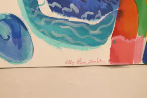 Elly Slingenberg - Lichte Schittering - Abstract kunstwerk 'Lichte Schittering' kopen? Bied vanaf 90!