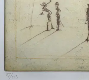 Ronald Tolman - handgesigneerde kleurenets | 'Zonder titel' | 1995 (INGELIJST) kopen? Bied vanaf 120!