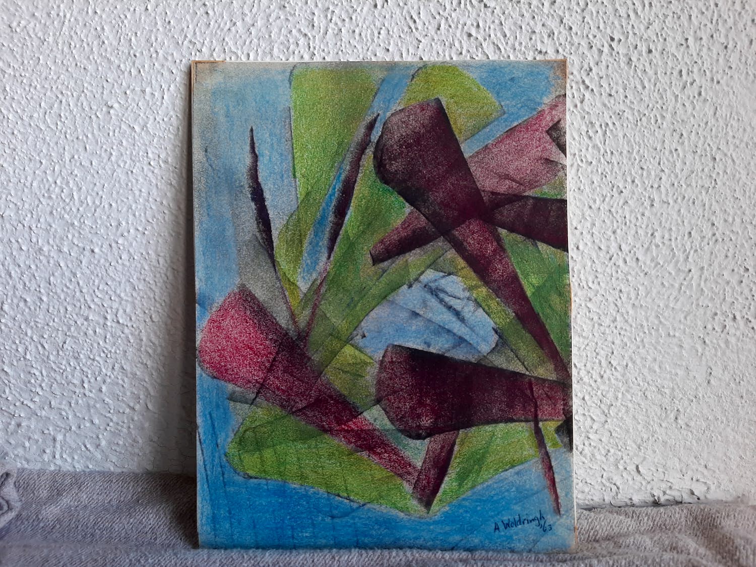Ans Woldringh - 'Mozaïk' verkocht voor € 35!