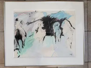 Wil van der Laan - Paardenrennen. kopen? Bied vanaf 125!