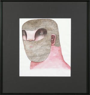 Bisser - Pen- en inkttekening, Zonder titel - Ingelijst kopen? Bied vanaf 120!