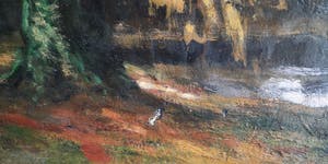 Egbert Schaap - Bosvijver in hersttooi kopen? Bied vanaf 50!