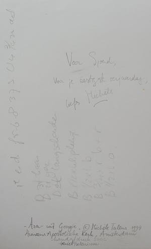 Michèle Talens - Foto: Ara uit Georgie - 1994 kopen? Bied vanaf 45!