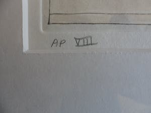 Ada Breedveld - Handgekleurde ets, Titel. "Kleine pauze". kopen? Bied vanaf 50!