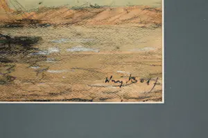 Wim Bos - Gemengde Techniek - Vissersboten op Zee kopen? Bied vanaf 150!