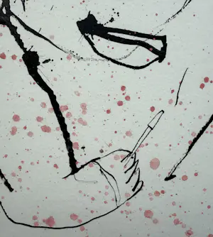 Geert Jan Jansen - gemengde techniek op papier | 'Last Call' kopen? Bied vanaf 100!