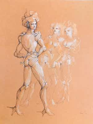 Leonor Fini - Scène de Théâtre verkocht voor € 35!