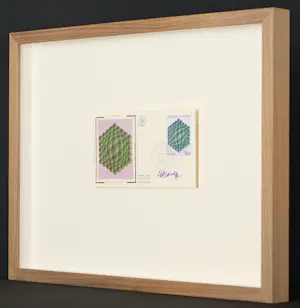 Victor Vasarely - Gesigneerd, ingelijst, originele "First Day Cover" uit 1977 kopen? Bied vanaf 290!