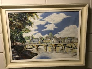 Cornelis van Dijk - Parijs aan de Seine kopen? Bied vanaf 50!