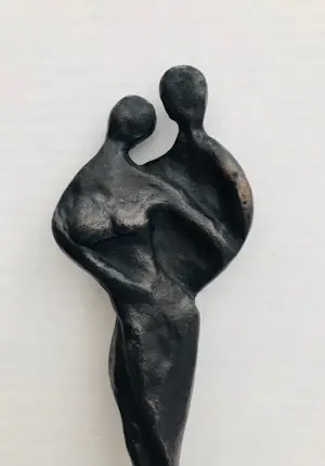 Elly du Clou-Bruggeman - Samenspel - Beeld Brons kopen? Bied vanaf 179!