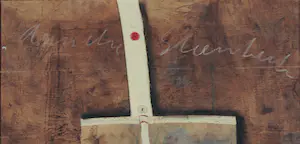 Anneke Steenbeek - Olieverf op doek, Abstract bruin - Ingelijst kopen? Bied vanaf 1!