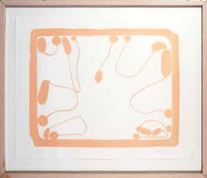 Hans Hovy - Litho, Floating - Ingelijst verkocht voor € 50!