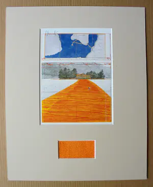 Christo - Collage Lake Iseo , Italy 2014-2016 - handgesigneerd- ready to frame kopen? Bied vanaf 85!