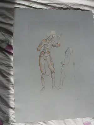 Leonor Fini - Originele ets "Scène de Théatre" kopen? Bied vanaf 40!