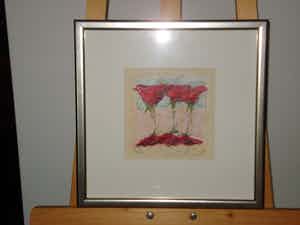 Richard Smeets - Zeefdruk, mooi gelijst verkocht voor € 59!