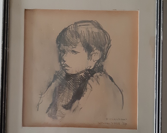 Paul Overhaus - 3 portrettekeningen kopen? Bied vanaf 1!