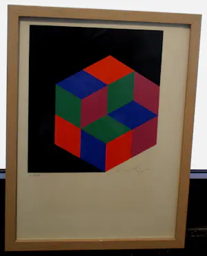 Victor Vasarely - Ingelijste zeefdruk kopen? Bied vanaf 350!