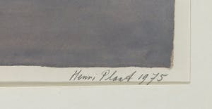 Henri Plaat - Gouache, Landschap kopen? Bied vanaf 1!