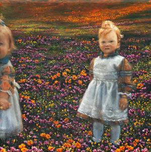 Anya Janssen - Olieverf op doek: 'Life in duplicate III' - 2002 kopen? Bied vanaf 299!