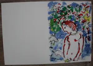 AcheterMarc Chagall - Litho: Derriere le Miroir - 1972? Enchérissez de 125!