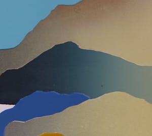 Frans de Jong - Zeefdruk, Landschap kopen? Bied vanaf 1!