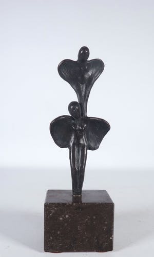 Niet of onleesbaar gesigneerd - 2 engelen kopen? Bied vanaf 10!