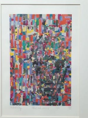 Michael Wyss - Twee kleurrijke en exclusieve zeefdrukken + oevreboek kopen? Bied vanaf 1!